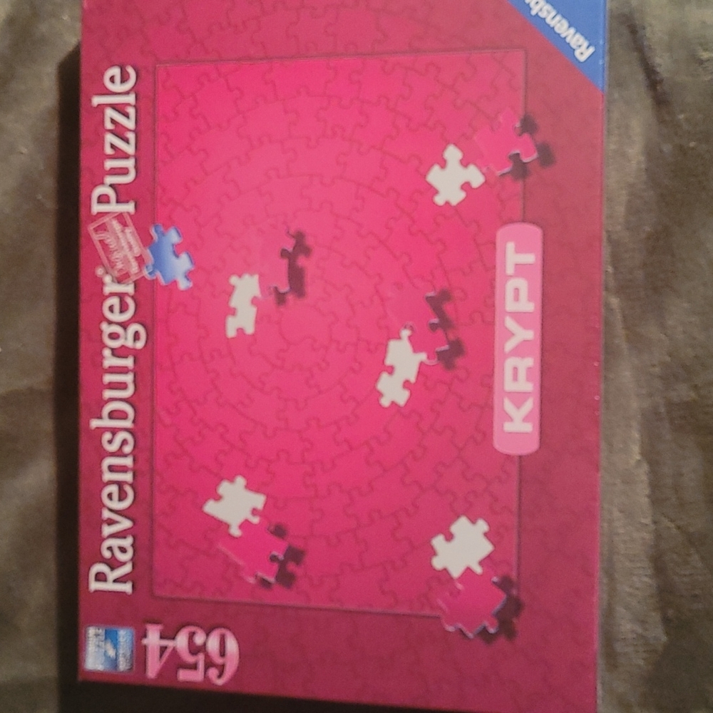 New Sealed Ravensburger Krypt Jigsaw Puzzle 654 Pieces
